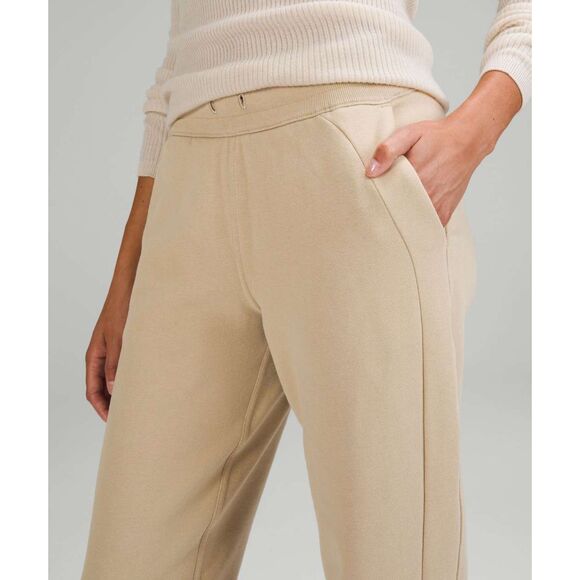 Lululemon Scuba High-Rise Cropped Jogger | Size 4  Trench (Tan) -Like New - Picture 11 of 12